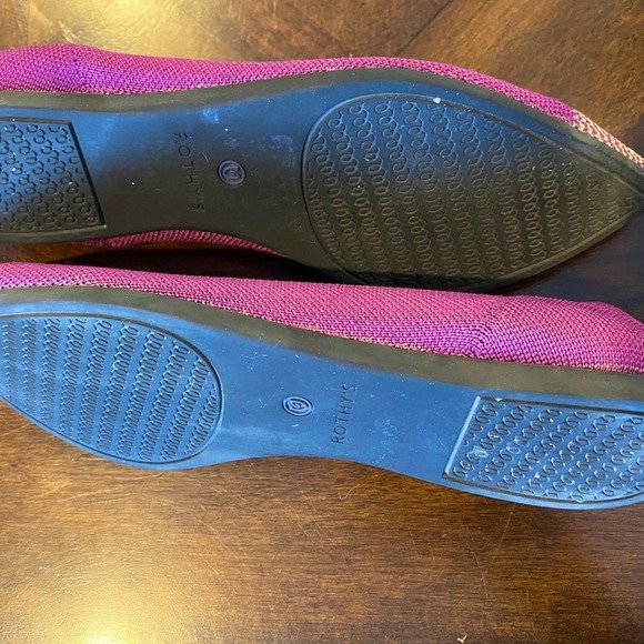 rothys mulberry captoe points (retired, rare) size 9 - Picture 4 of 6